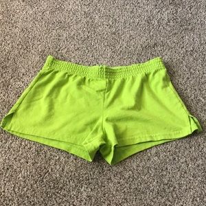 Lime Green Shorts